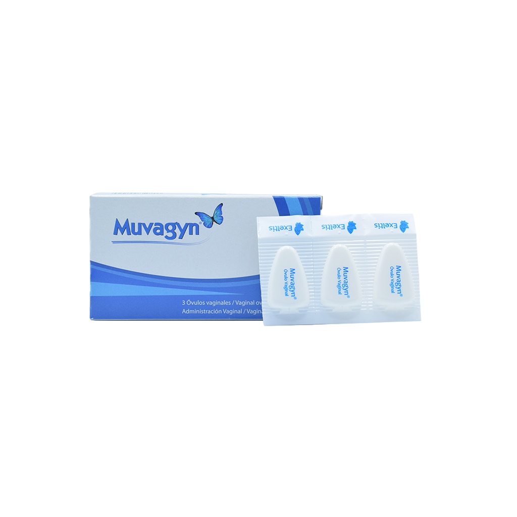MUVAGYN 300/200/100MG * 3 OVULOS VAGINALES Exeltis