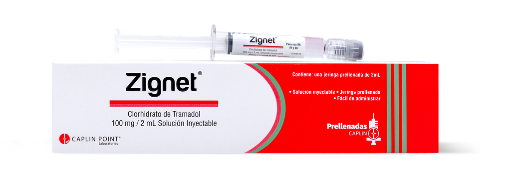 Zignet (100mg/2ml Inj en Jeringa prellenada de 2ml) Caplin Point Laboratories
