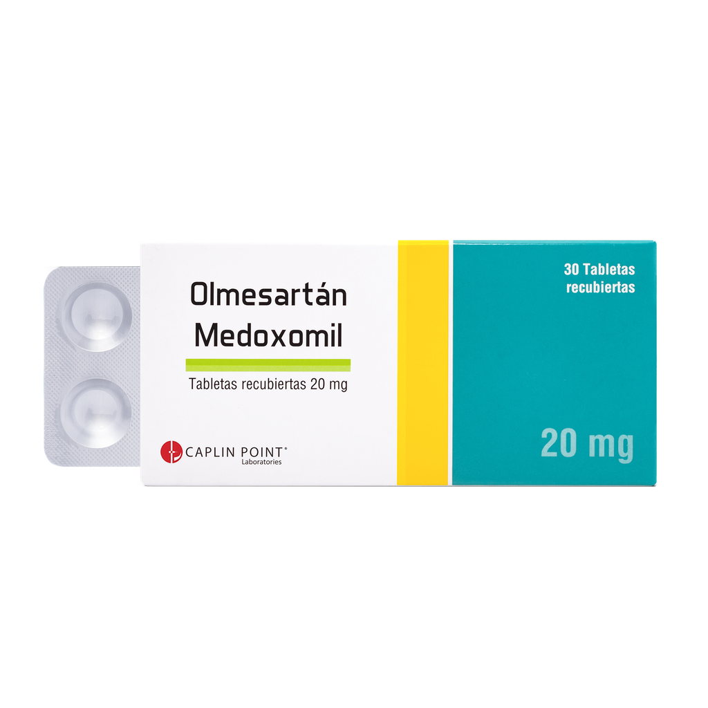 Olmesartán Medoxomil Tabs 20mg x 30s Caplin Point Laboratories