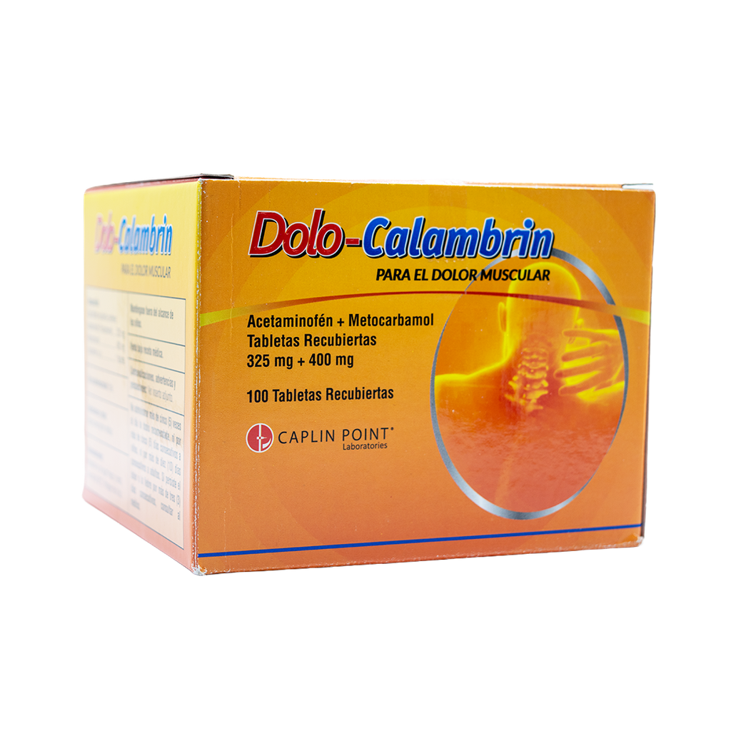 Dolo-Calambrin (Acetaminofén + Metocarbamol 325mg+400mg) Tabs x 100s CaplinPoint Laboratories Ltd.