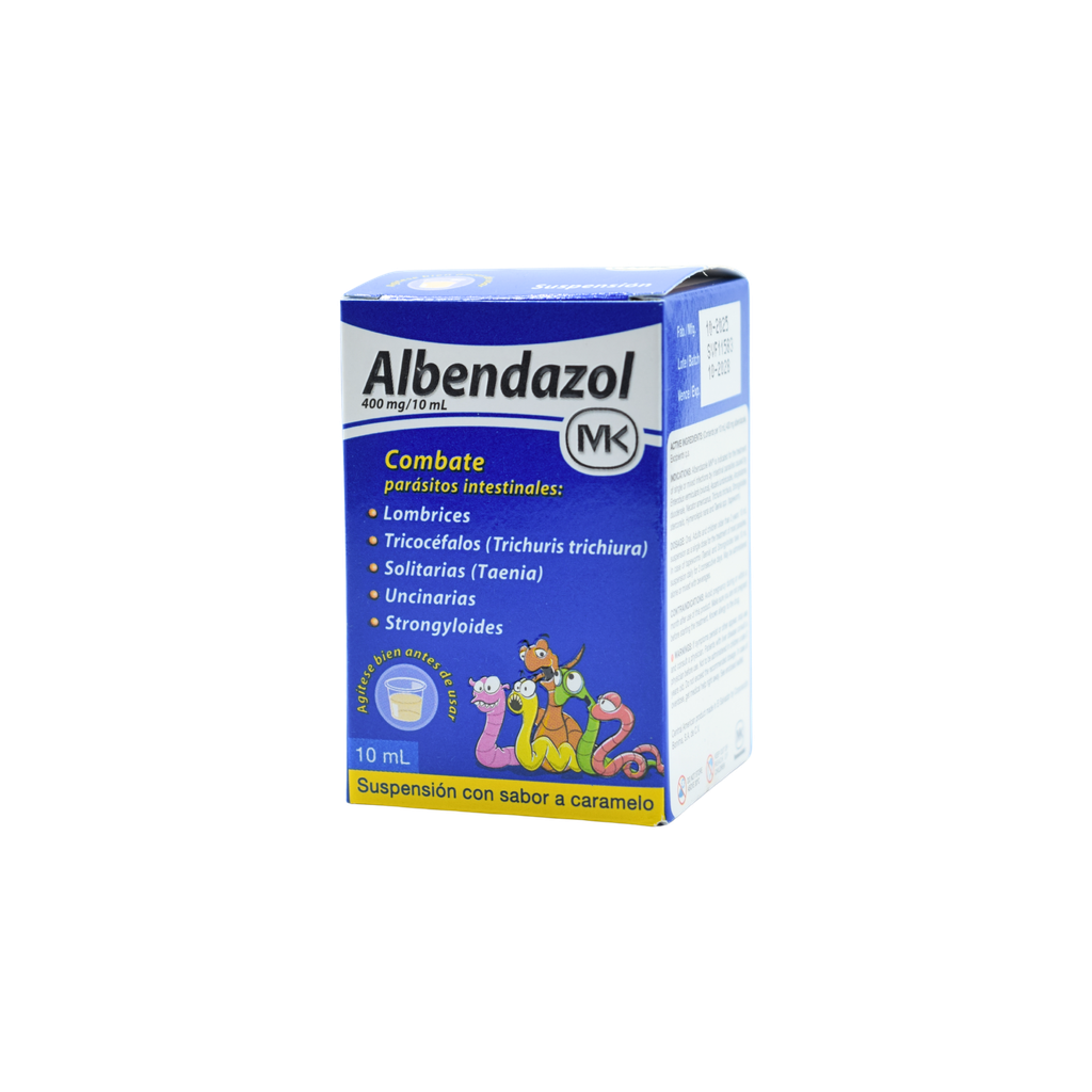 ALBENDAZOL MK 400MG 10ML SUSPENSION
