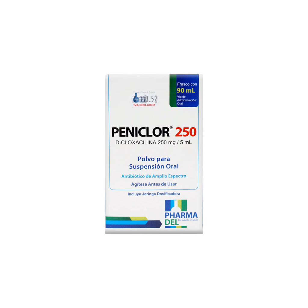 PENICLOR 250MG/5ML 90ML POLVO SUSPENSION