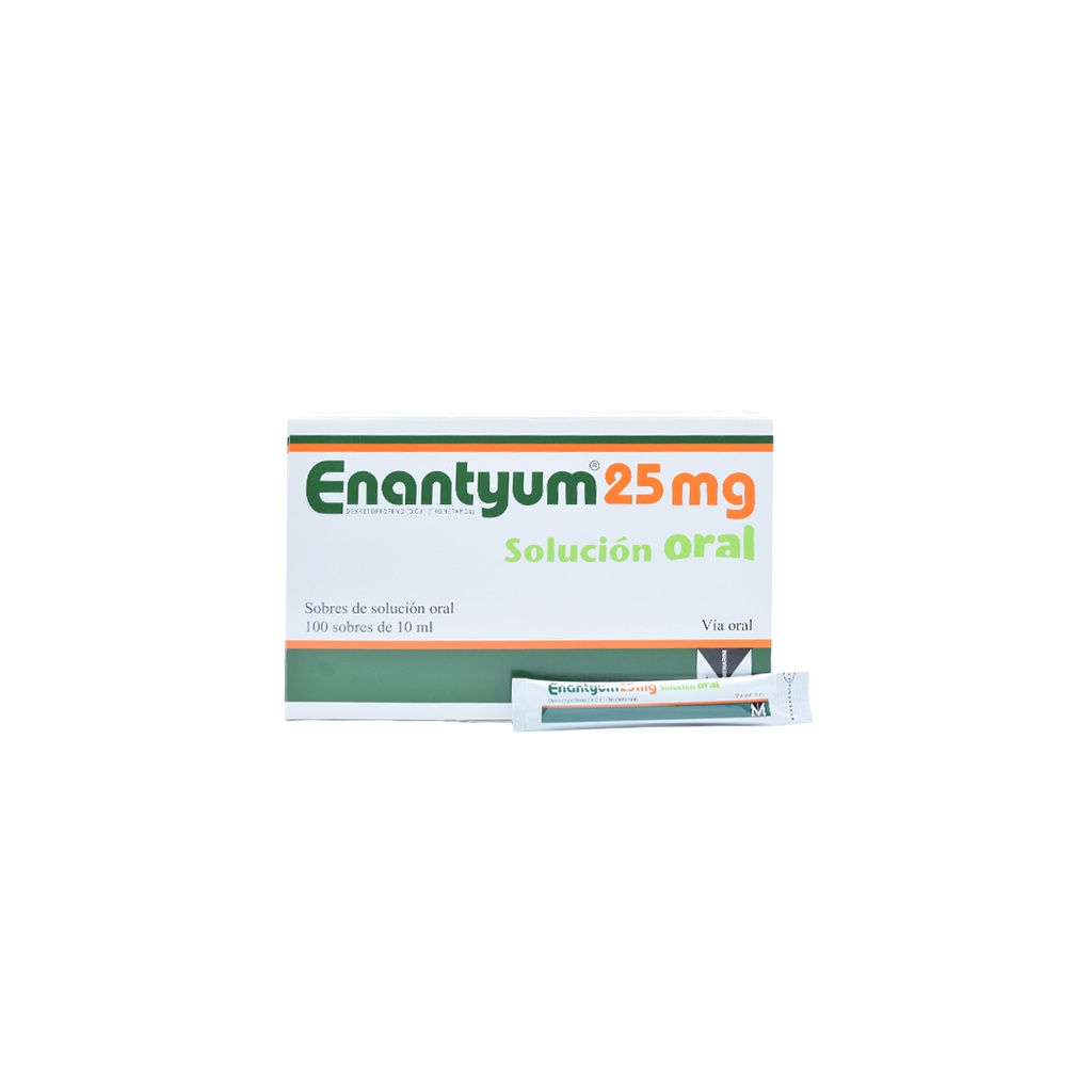 Enantyum 25Mg Solucion Oral Bebible Caja x 100 Laboratorios Menarini