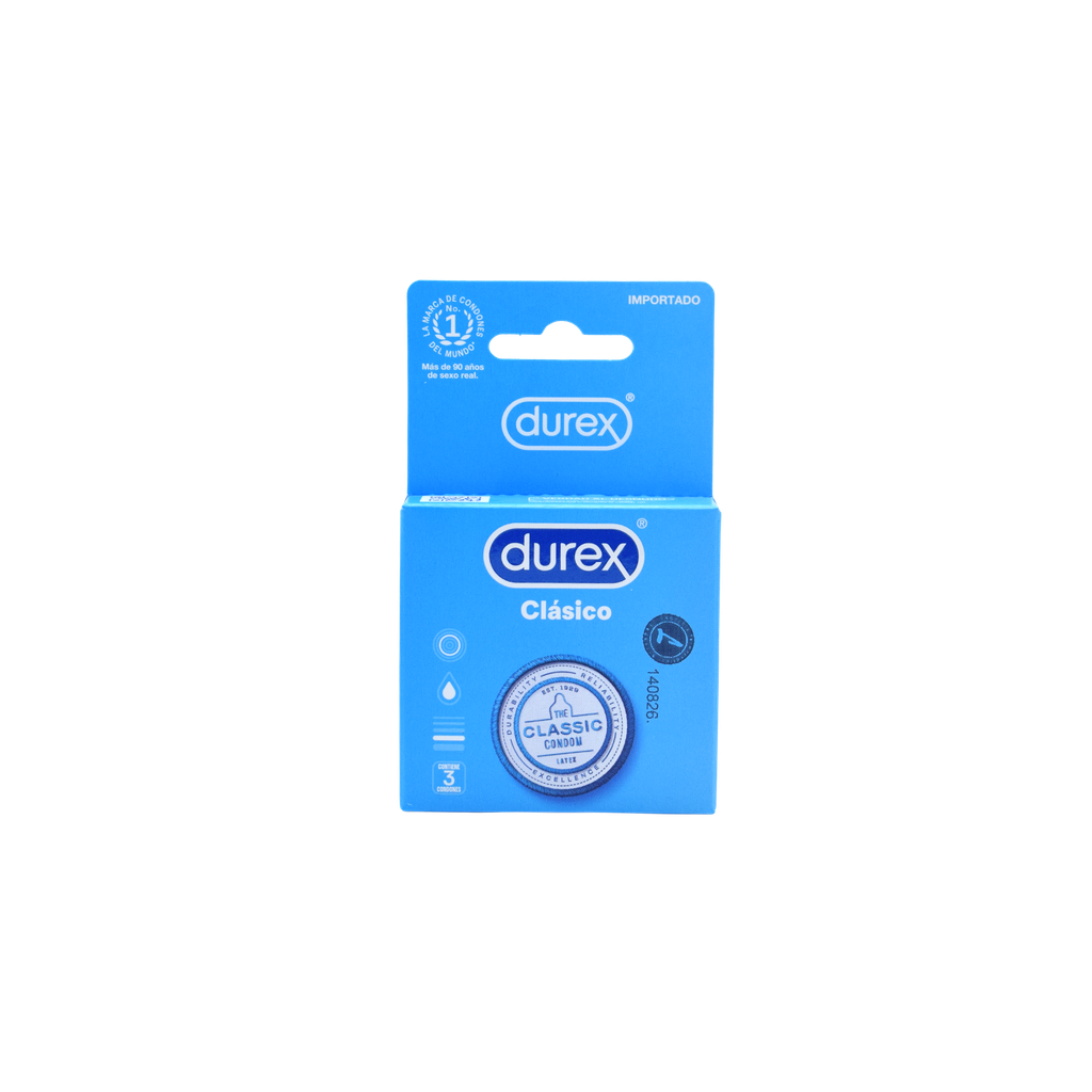 DUREX CLASICO X 3 