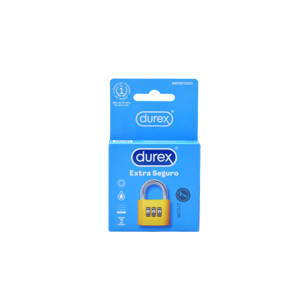 DUREX EXTRA SEGURO X 3 