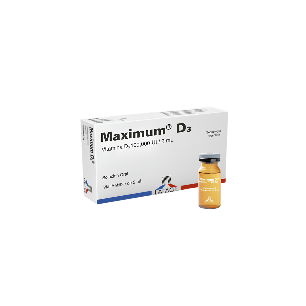MAXIMUM D3 100000UI 1 VIAL BEB 2ML