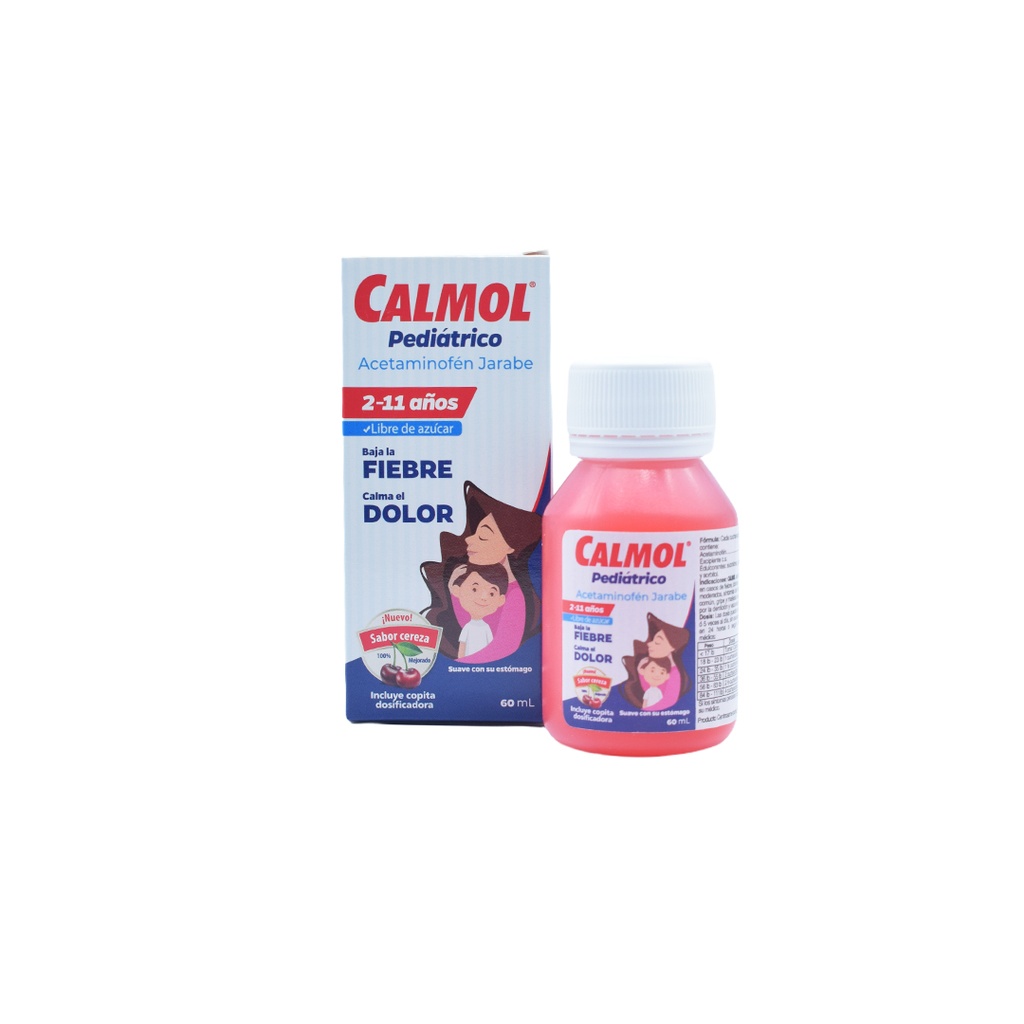 CALMOL PEDIATRICO CEREZA 120MG JARABE X 60ML