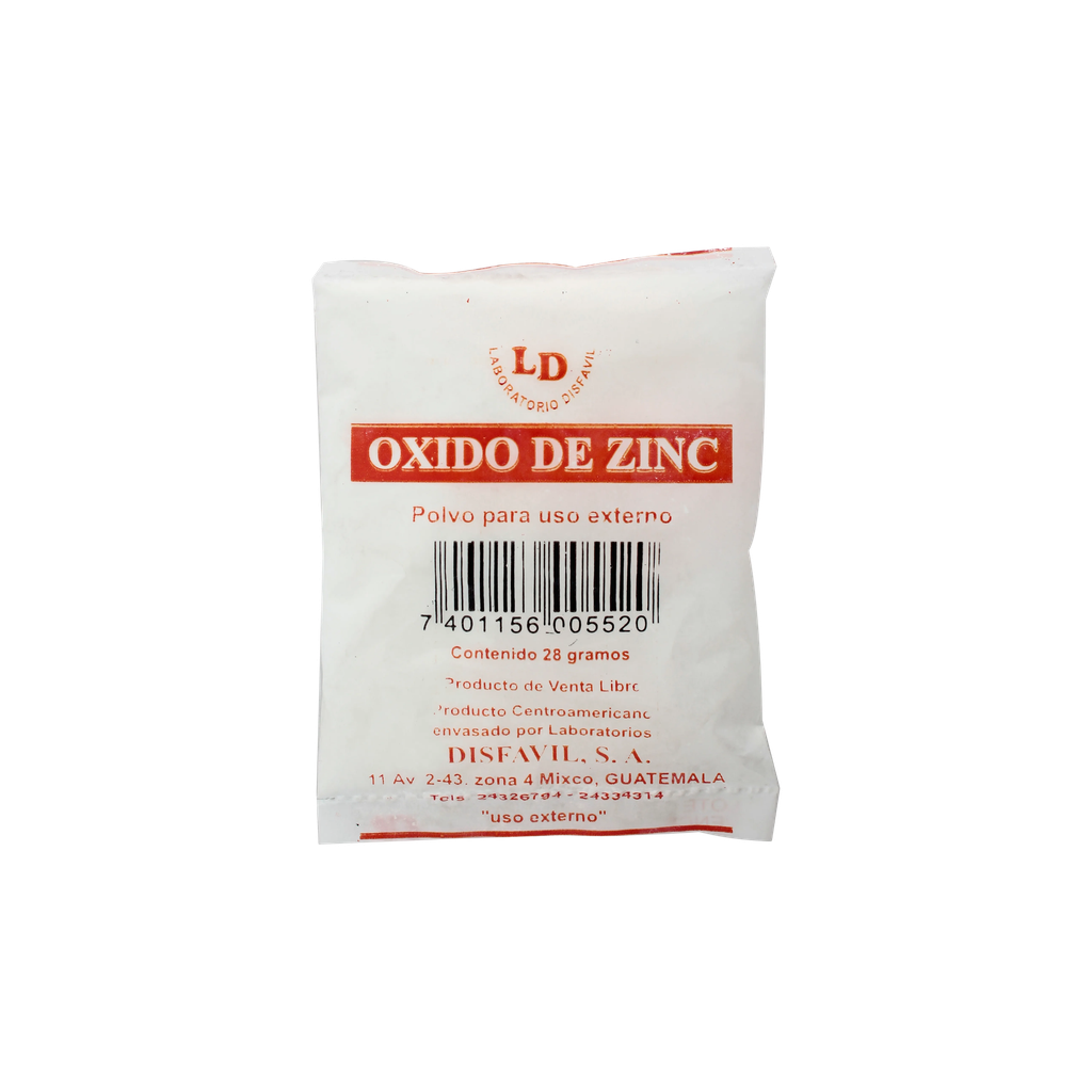 OXIDO DE ZINC POLVO * 1 ONZA