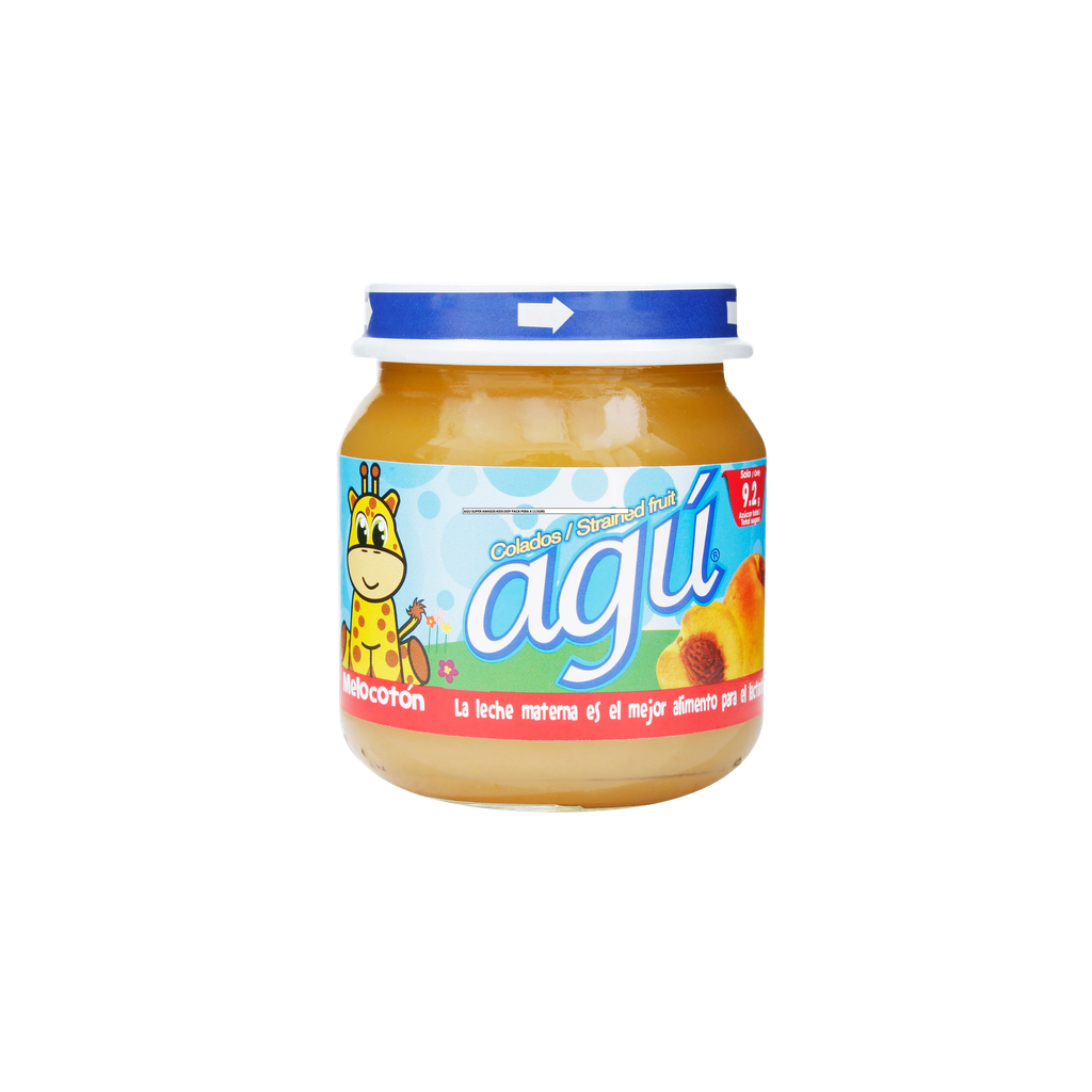 AGU BABY VIDRIO MELOCOTON X 113GRS