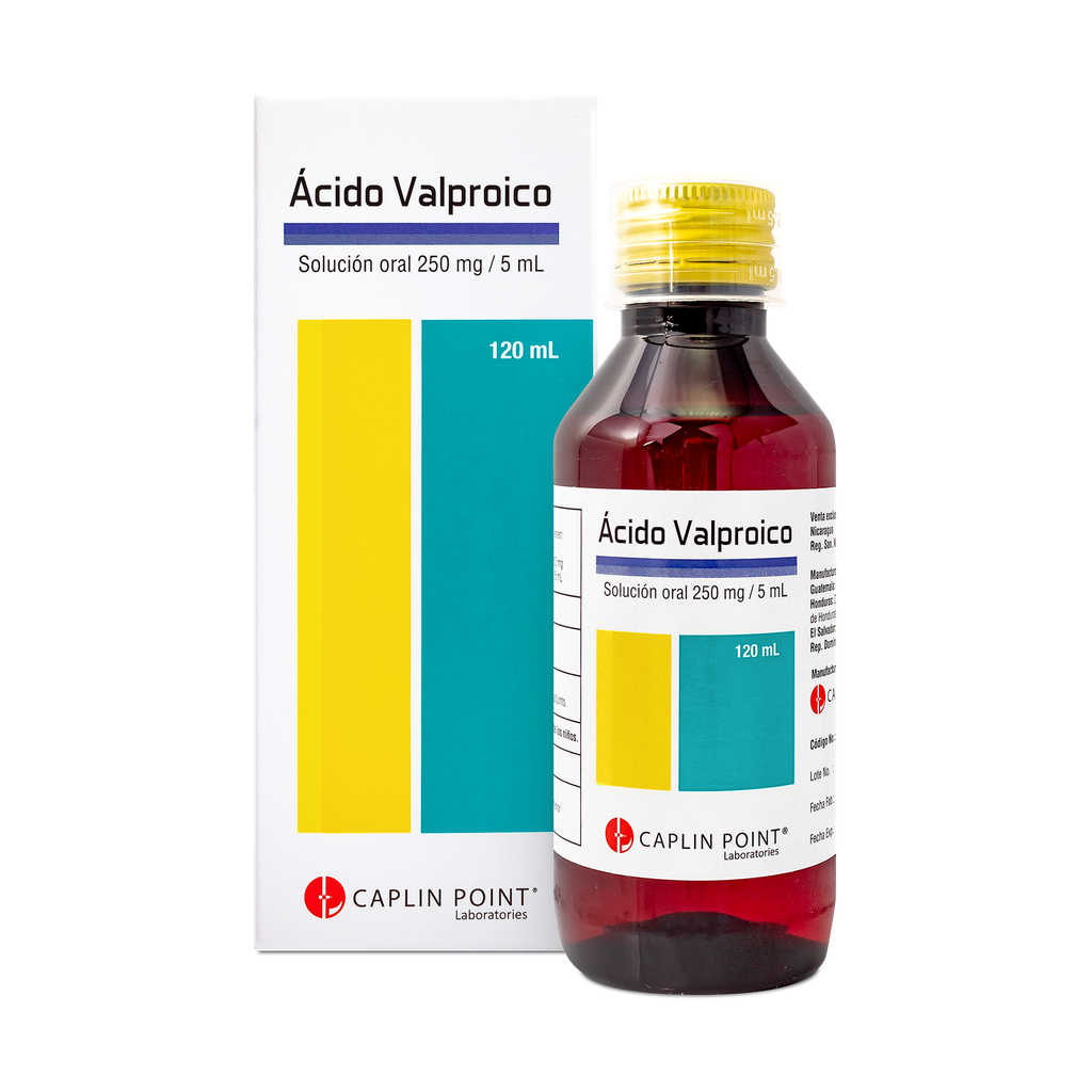 Acido Valproico solución oral 250mg/5ml - 120ml CaplinPoint Laboratories Ltd.