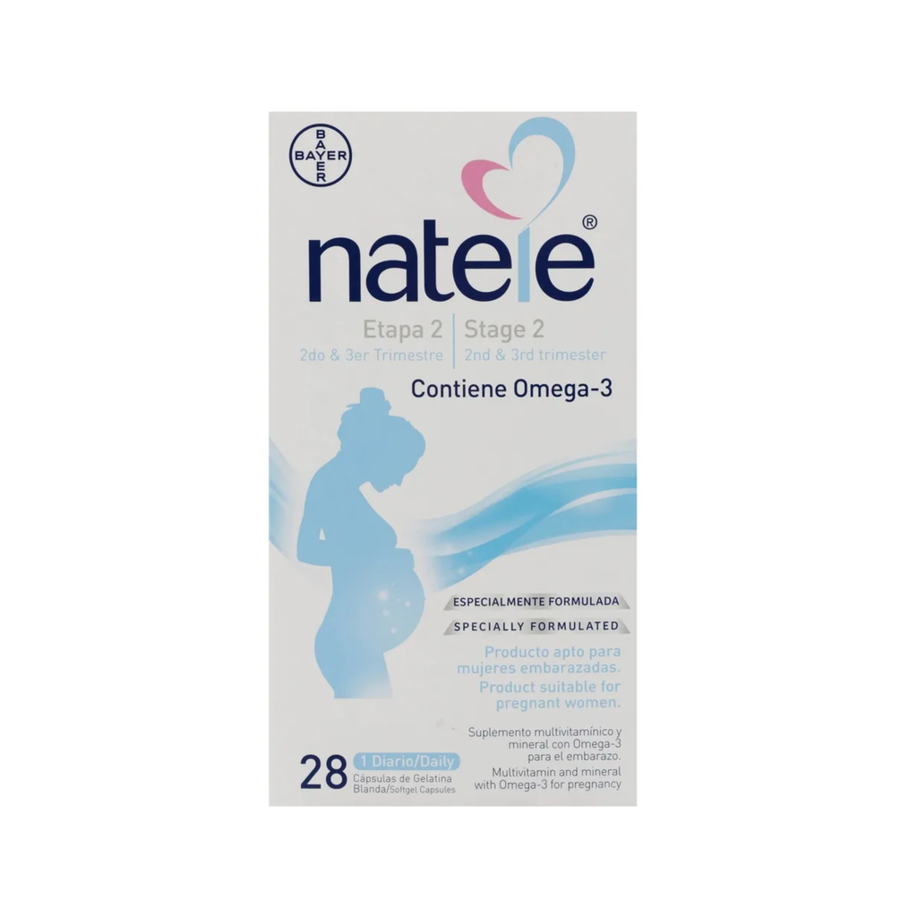 NATELE ETAPA 2 x 28 CAPSULA GEL BAYER OTC