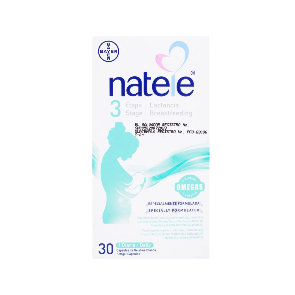 NATELE ETAPA 3 x 30 CAPSULA GEL BAYER OTC