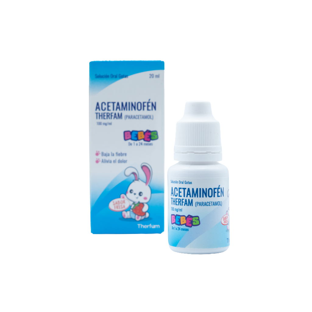 ACETAMINOFEN 100MG GOTAS 20ML THERFAM