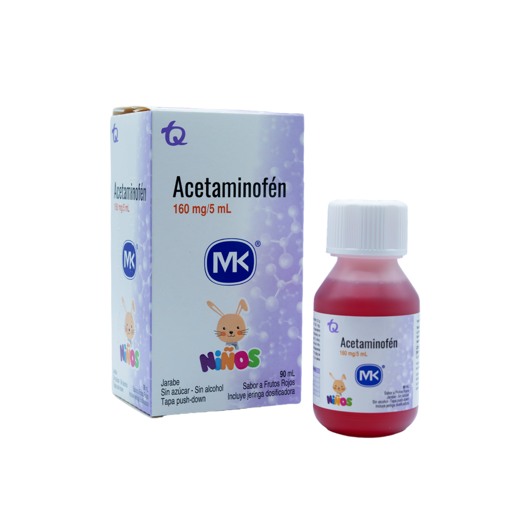 ACETAMINOFEN MK JARABE 160mg 90ml MCKESSON