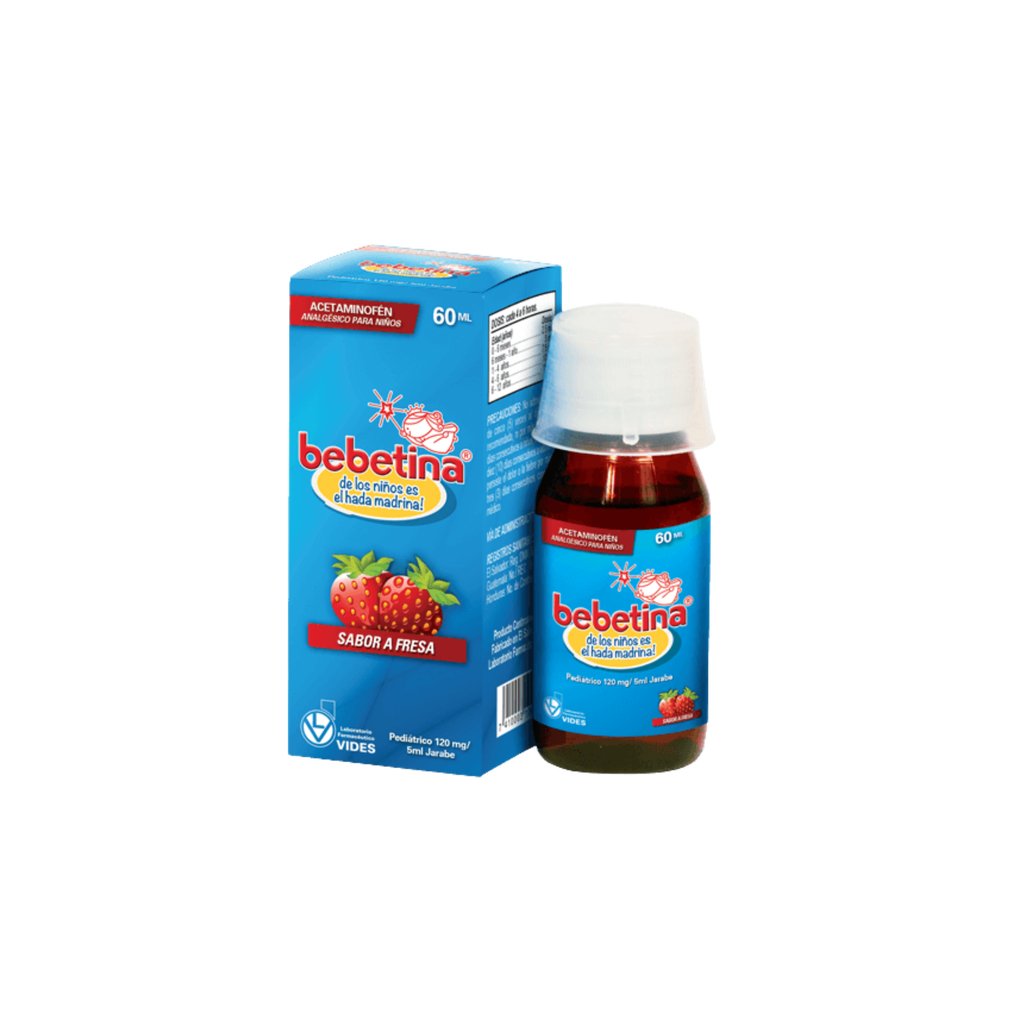 BEBETINA FRESA 120MG/5ML 60ML JARABE VIDES