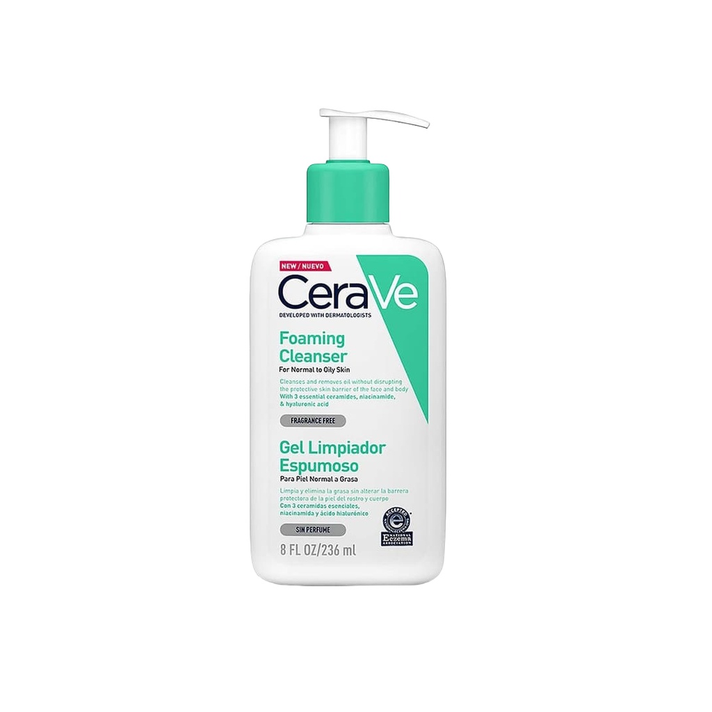 GEL LIMPIADOR ESPUMOSO 236ML - CERAVE