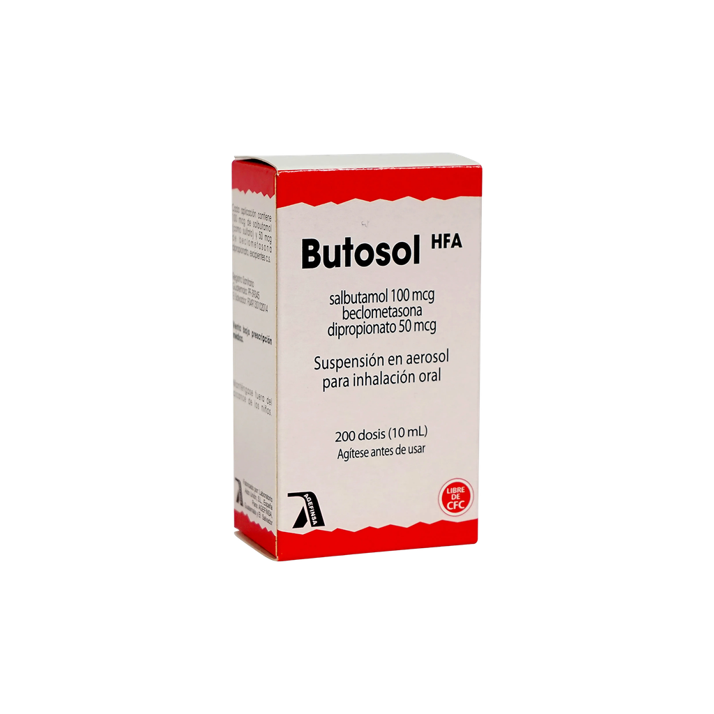 BUTOSOL 100MCG/50MCG 200 DOSIS AERO INHALADOR ALDO UNION
