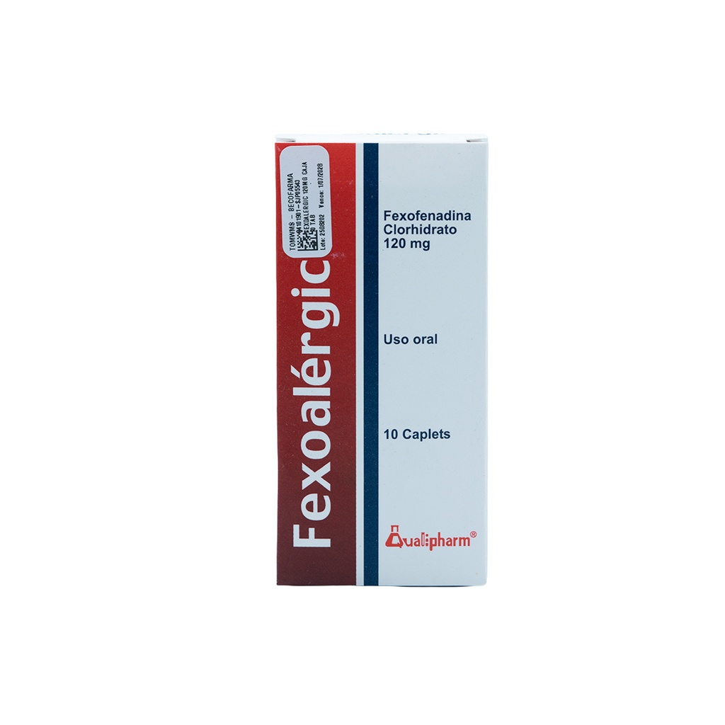 FEXOALERGIC 120MG 10 TABLETA QUALIPHARM