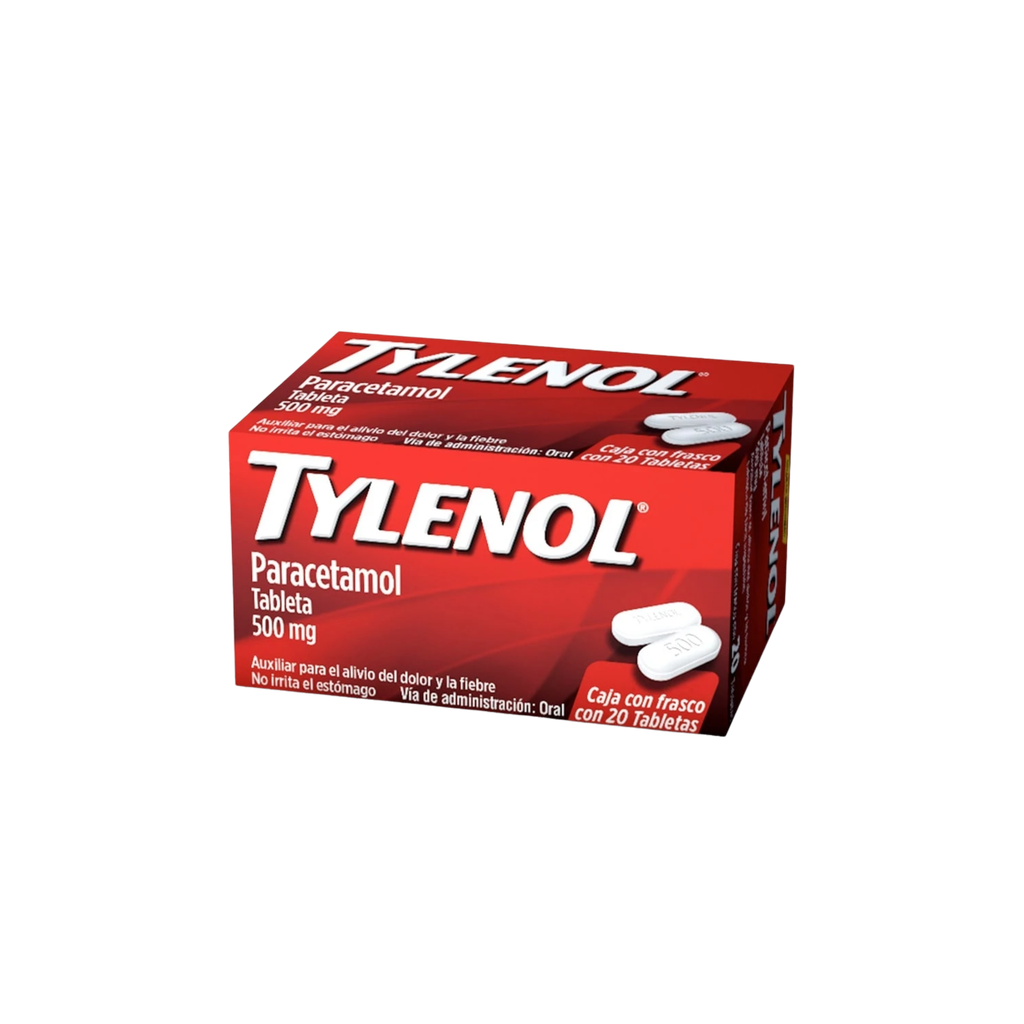 TYLENOL 500MG 20 TABLETA FRASCO