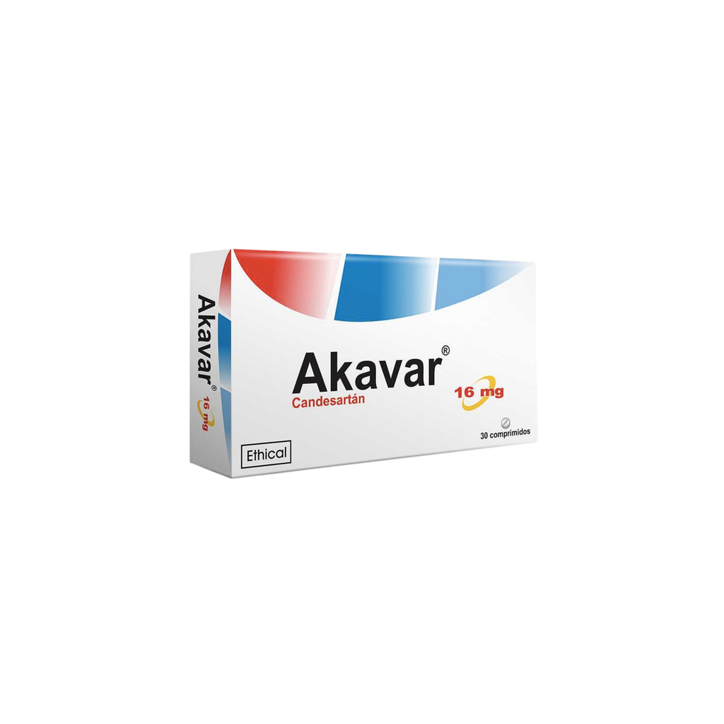 AKAVAR 16 MG CAJA X 30 TABLETAS RECUBIERTAS
