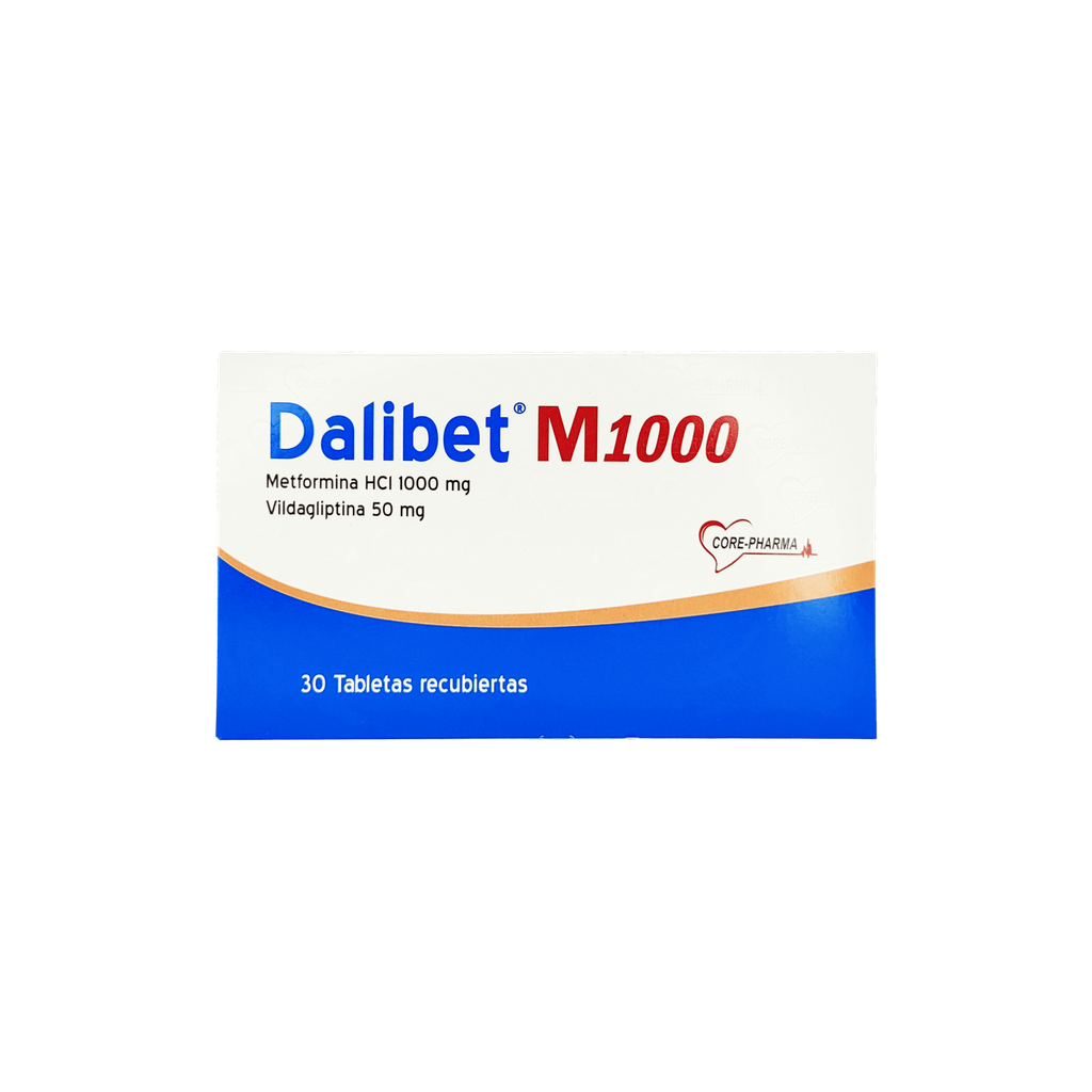 DALIBET M 1000 CAJA X 30 TABLETAS RECUBIERTAS
