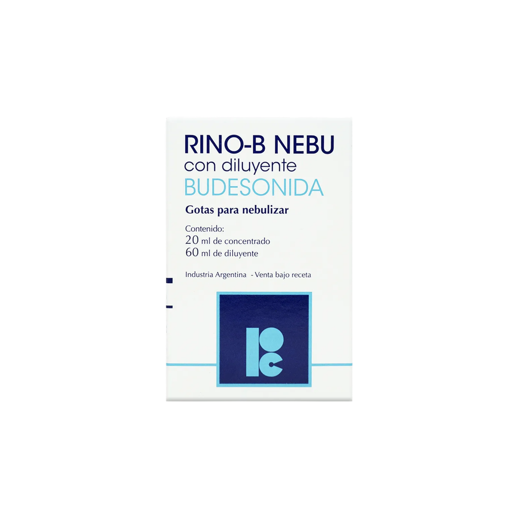 RINO-B NEBU GOTAS P/NEB. X 20 ML + DILUYENTE 1 MG SUSPENSIÓN PARA NEBULIZACIÓN (GOTAS) FRASCO