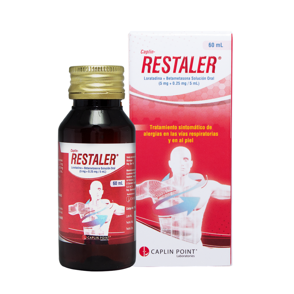RESTALER SOLUCIÓN ORAL (5mg + 0.25mg/5ml) - 60ML Caplin Point Laboratories