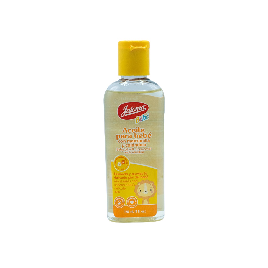 ACEITE PARA BEBE AROMA MANZANILLA Y CALENDULA 120ML JALOMA