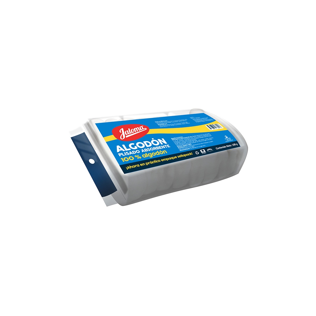 ALGODÓN ABSOBENTE PLISADO 100 GR JALOMA