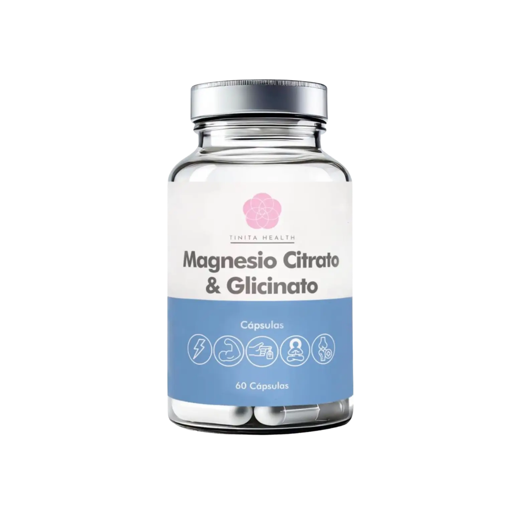 Magnesio Citrato & Glicinato 60 Caps. Tinita Health