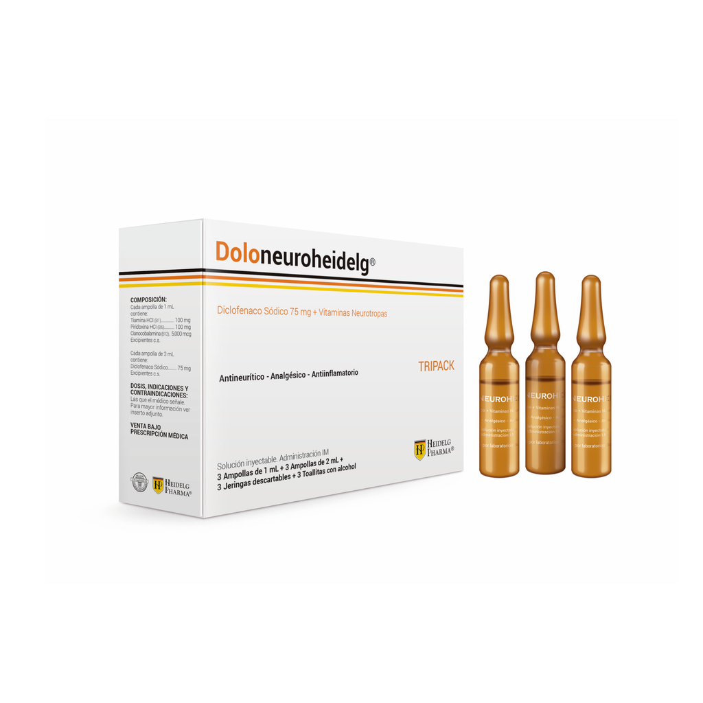 Doloneuroheidelg Tripack 3 Ampollas