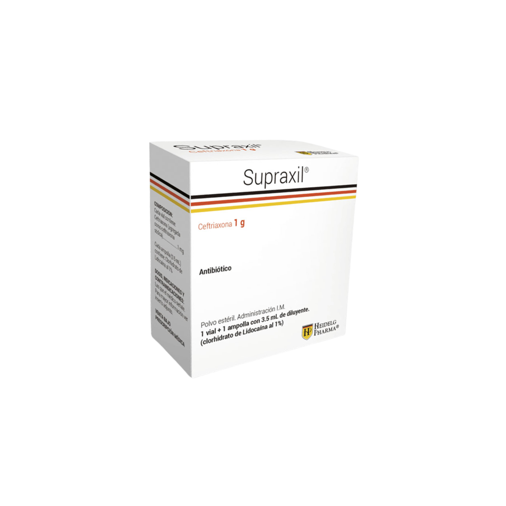 Supraxil 1gm Tripack 3 Vial + 3 Amp. c/lidocaina MercaFarma