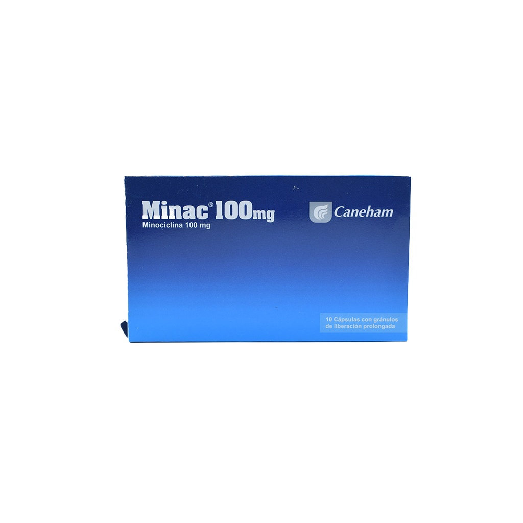 MINAC 100MG X 10 CAPSULAS CANEHAM