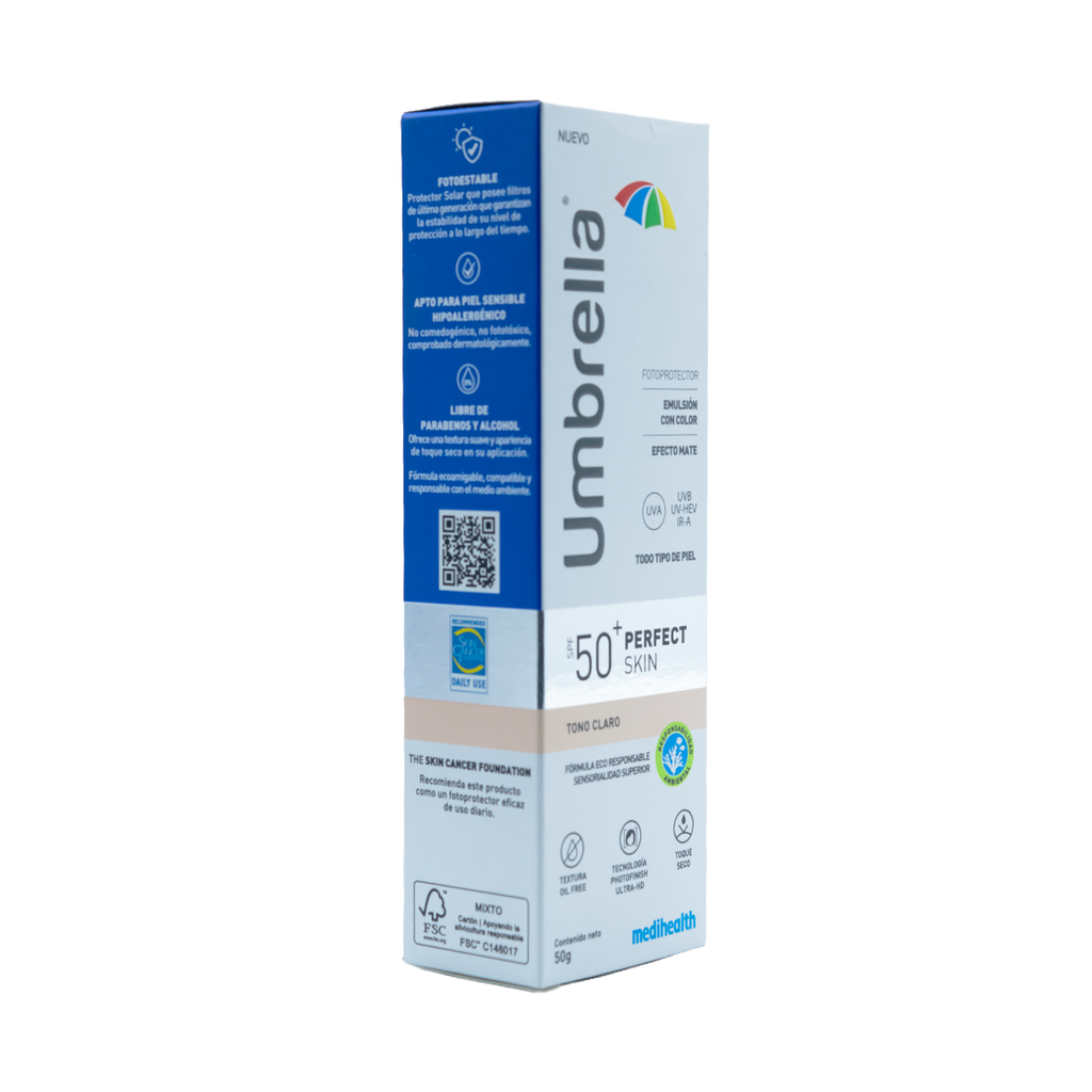 UMBRELLA PERFECT SKIN TONO CLARO 50 GR Medihealth