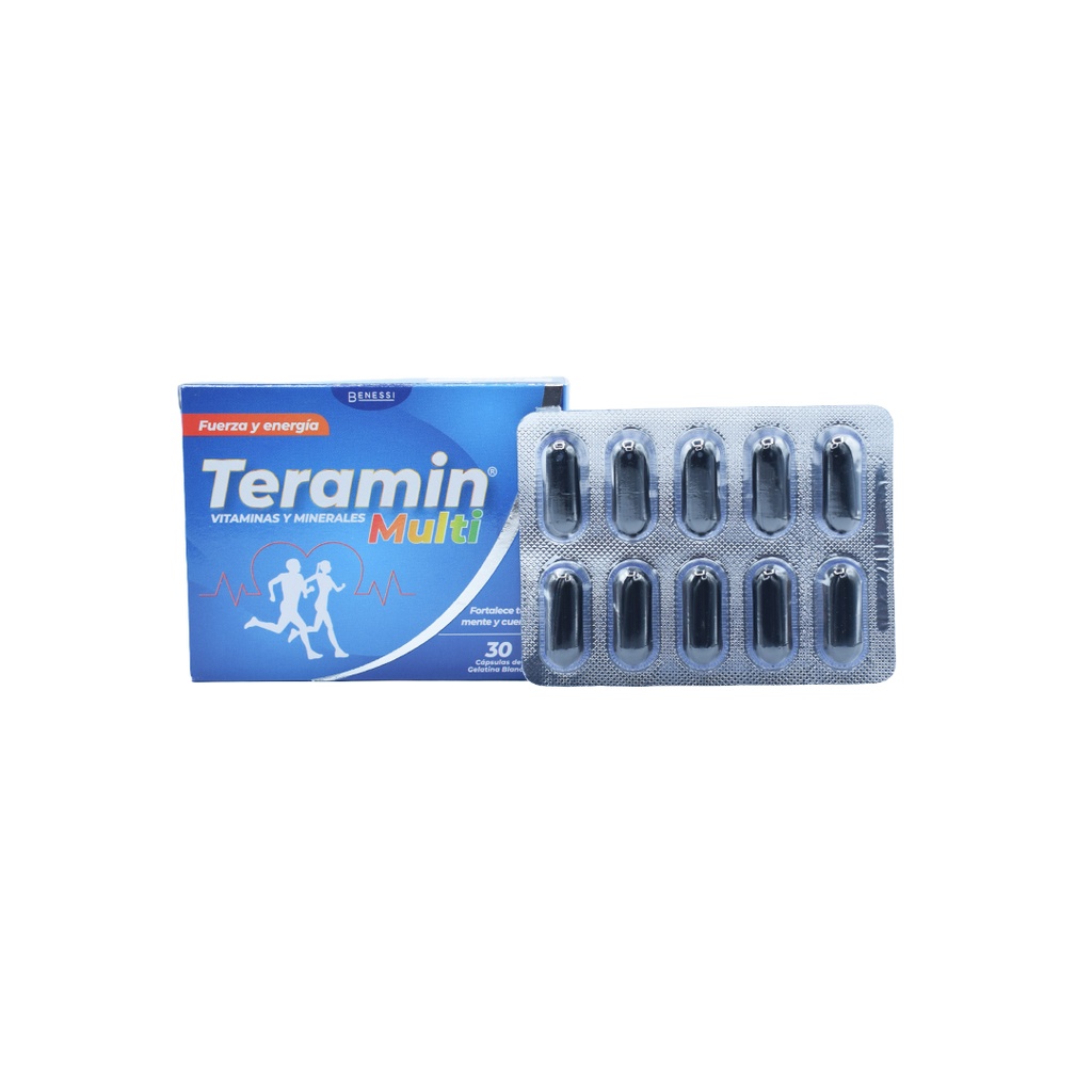 TERAMIN MULTI 30 CAPSULAS GEL BENESSI OTC