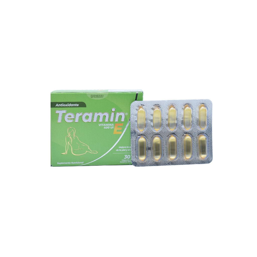 TERAMIN E 400UI 30 CAPSULAS GEL BENESSI OTC