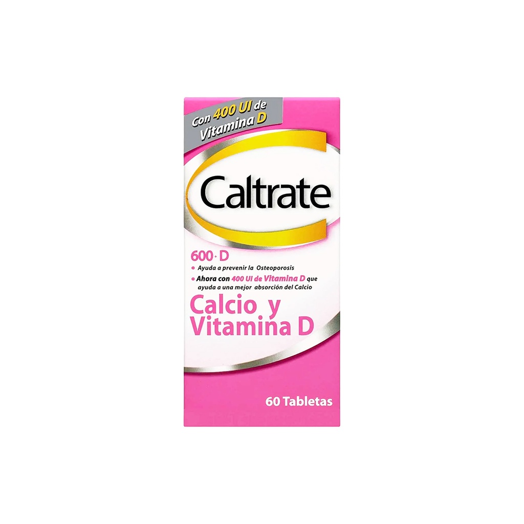 CALTRATE 600+D 600MG/400UI 60 TABLETA GSK
