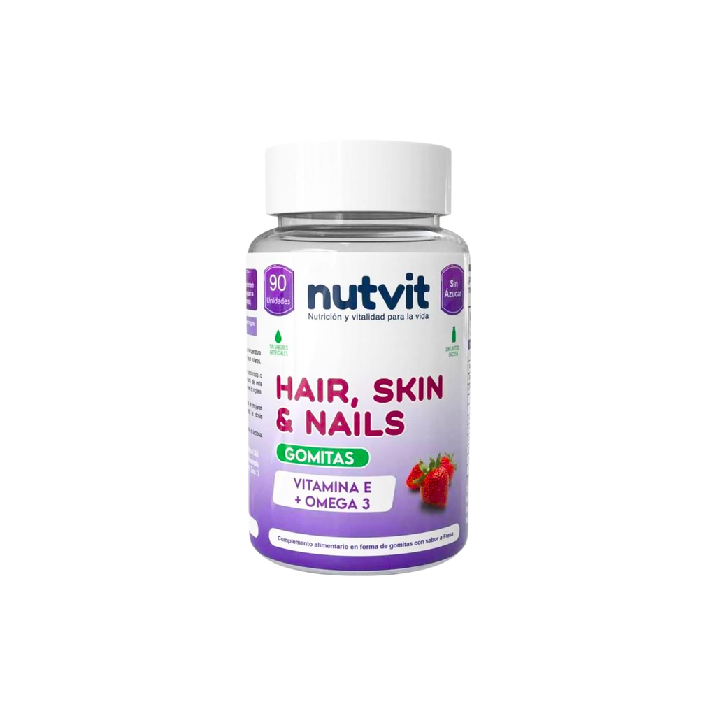 Gummies Hair Skin And Nails (BIOTIN) x 90 unds Nutvit