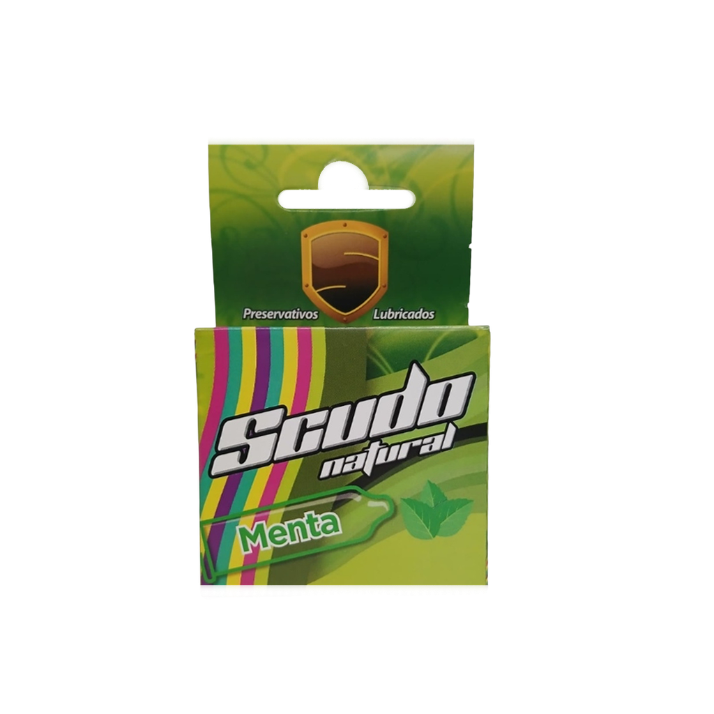 SCUDO NATURAL MENTA 3 PRESERVATIVOS