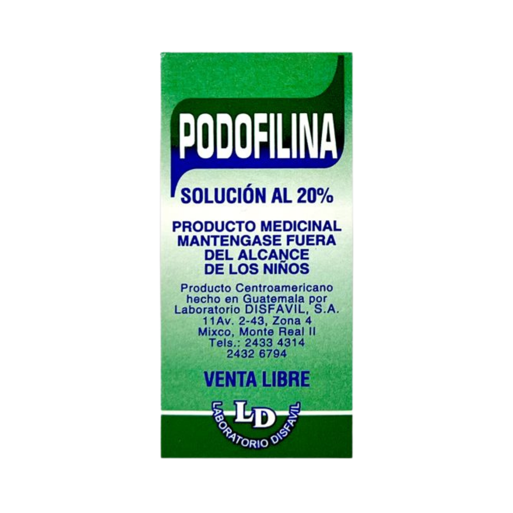 PODOFILINA 20% SOLUCION 10 ML UNIDAD DISFAVIL