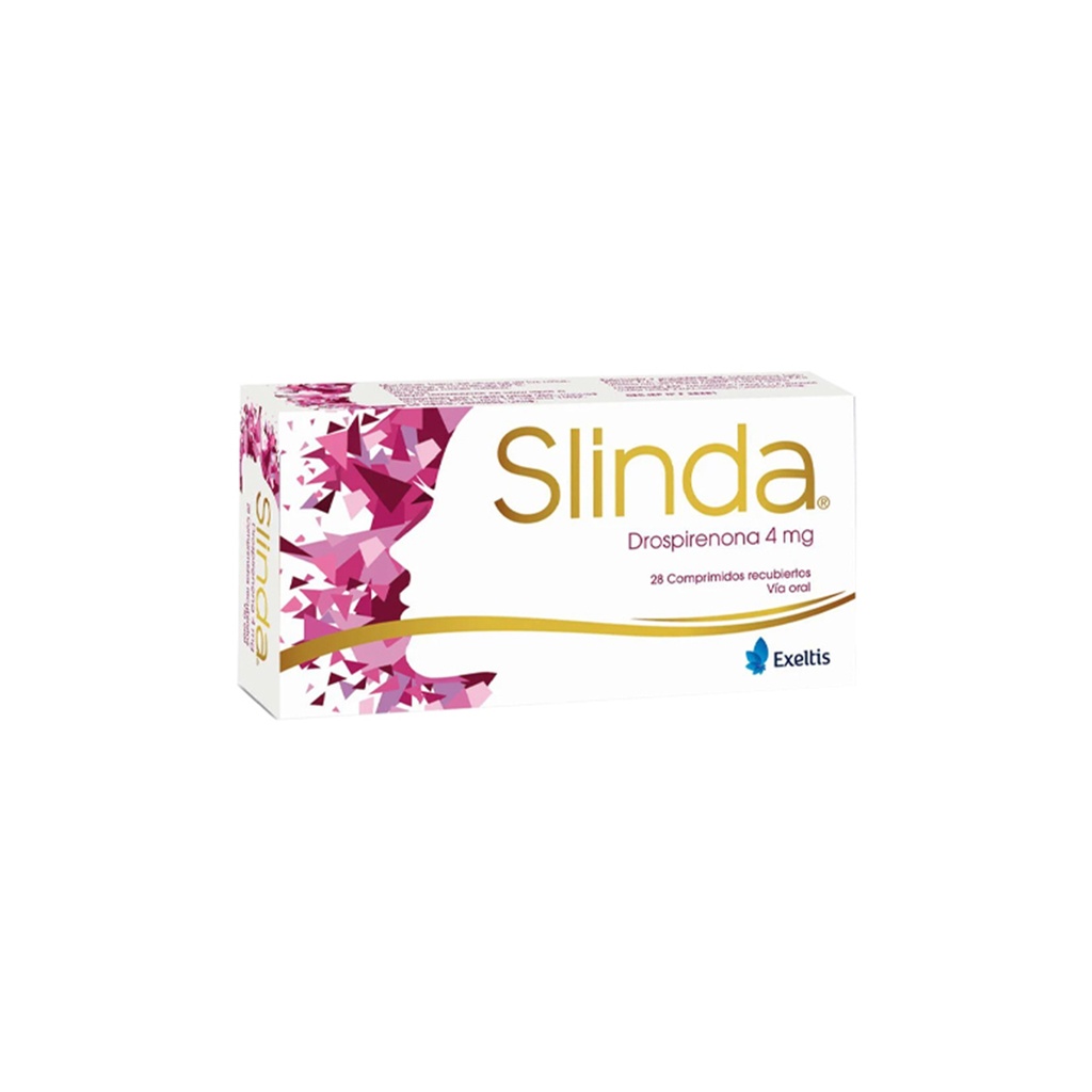 SLINDA 4MG 28 COMPRIMIDO EXELTIS
