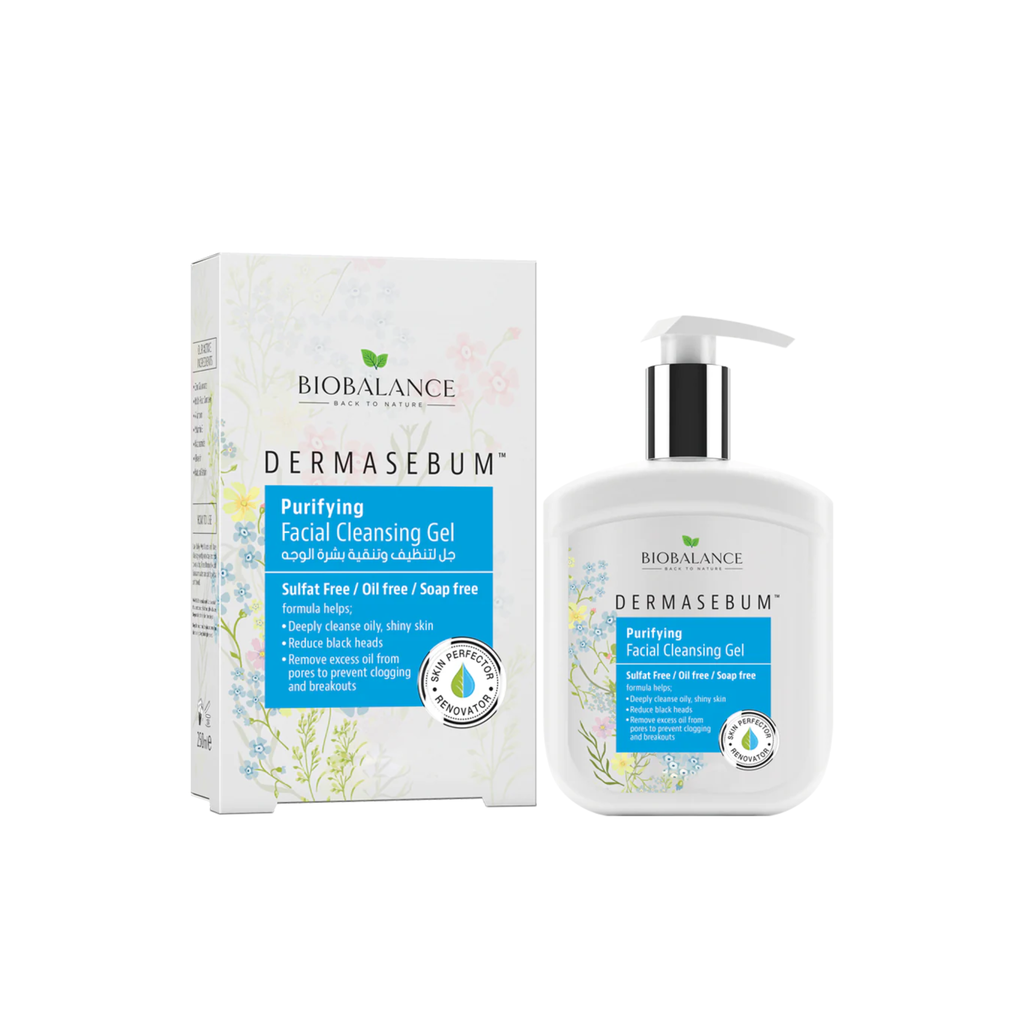 BIOHERAPY DERMASEBUM PURIFIYING FACIAL CLEANSING GEL, 250 ML