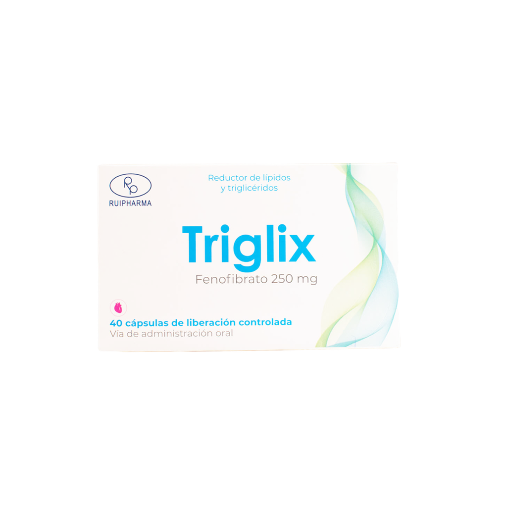 TRIGLIX 250 mg 40 CAPSULAS RUIPHARMA
