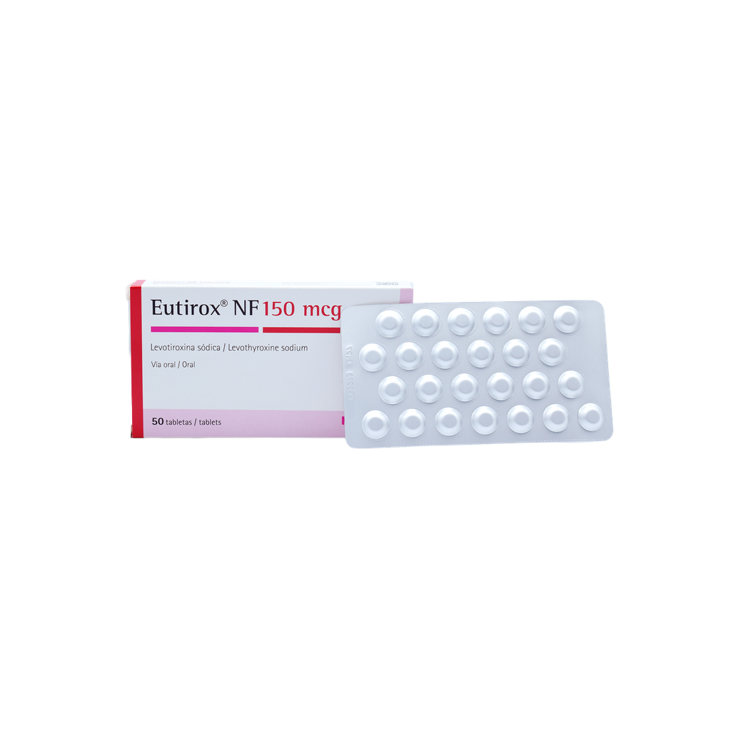 EUTIROX  150 MCG CAJA x 50 Tabs Merck