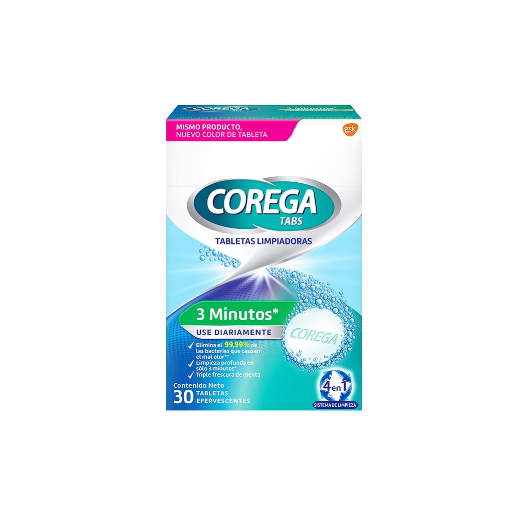 COREGA x 30 TABLETAS EFERVECENTES HALEON