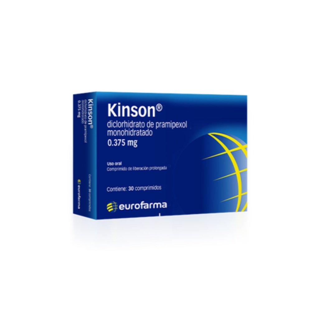 KINSON 0.375MG X 30 COMPRIMIDOS EUROFARMA