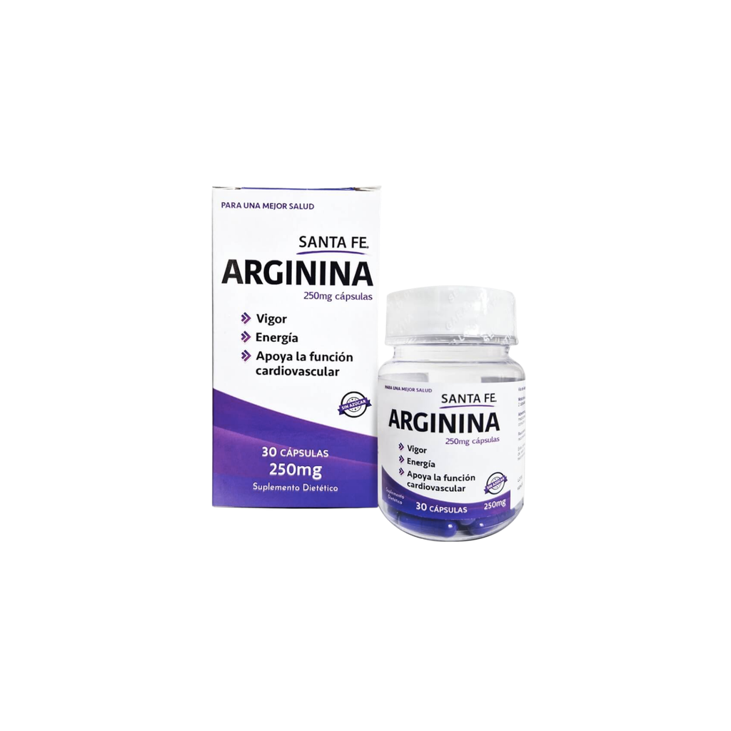 ARGININA SF 250 MG 30 CAPSULAS SANTA FE