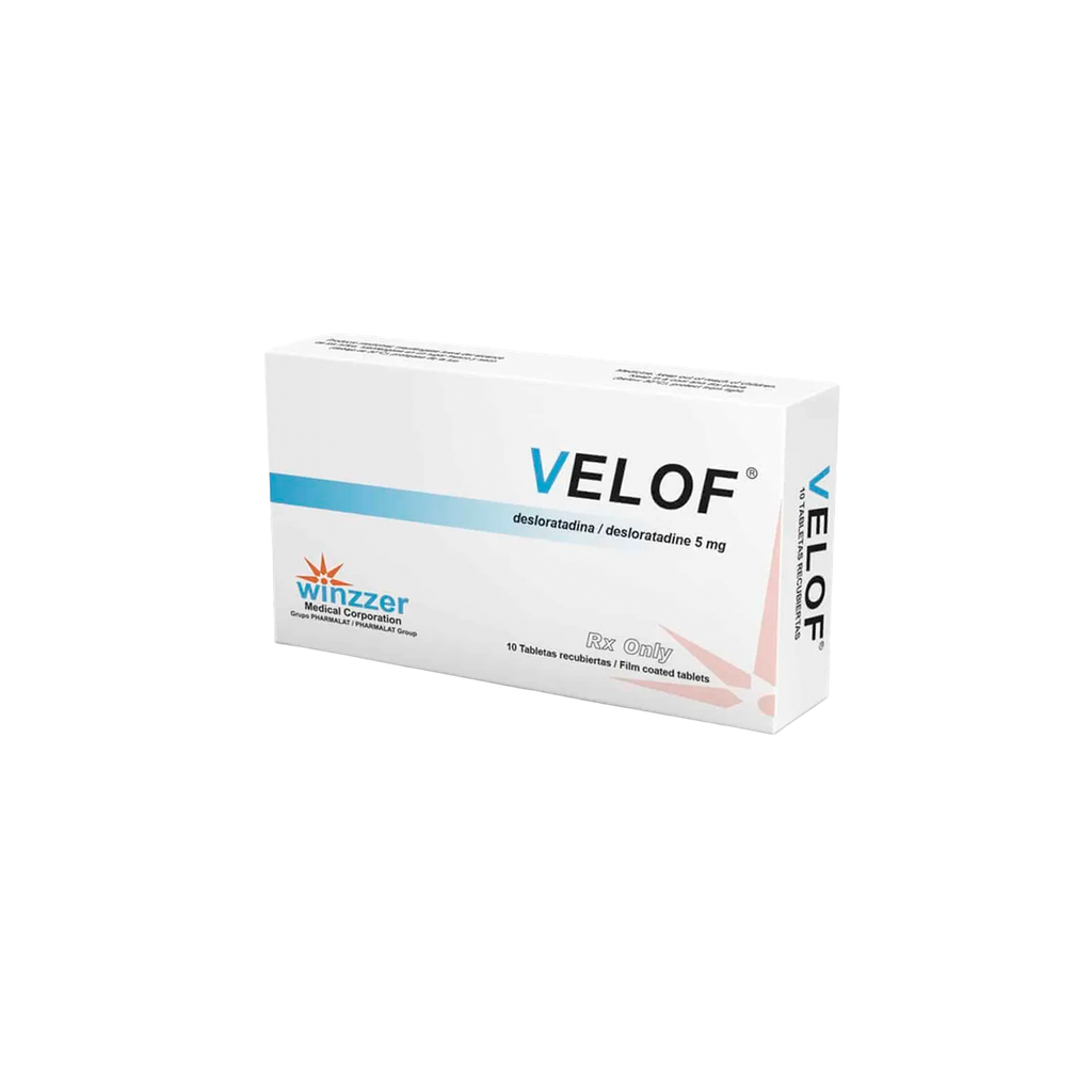 VELOF 5MG CAJA x 10 TABLETAS Winzzer