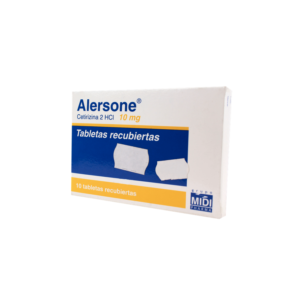 ALERSONE 10 MG X 10 TABLETAS RECUBIERTAS