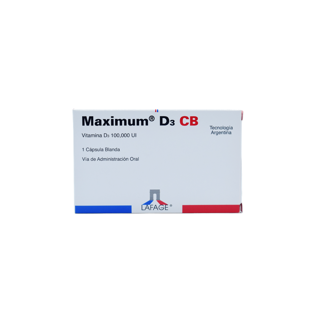 MAXIMUM VITAMINA D3 CB X 1 CAPSULA LAFAGE